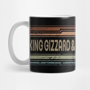 King Gizzard & the Lizard Wizard Retro Lines Mug